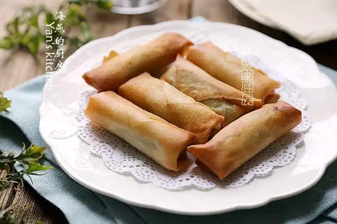 炸春卷的做法步骤