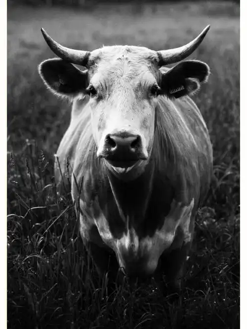 动物黑白绘画素材