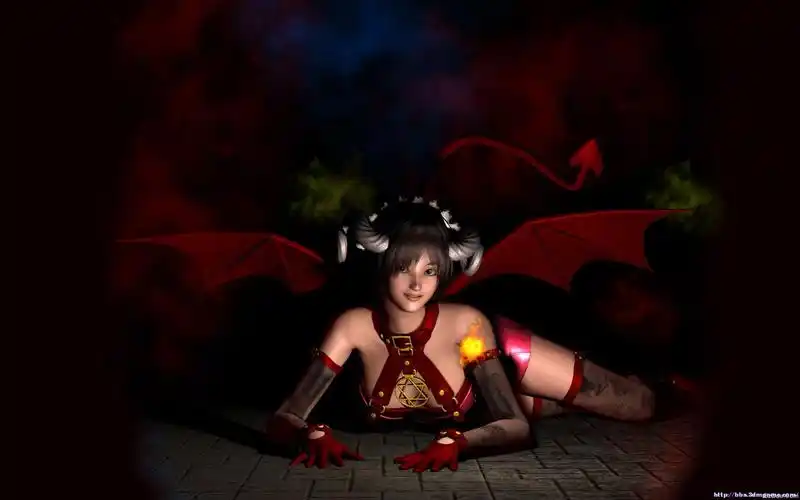 逼真3d美女写真壁纸