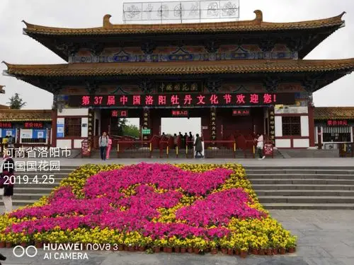 参观中国国花园暨第37届中国洛阳牡丹文化节