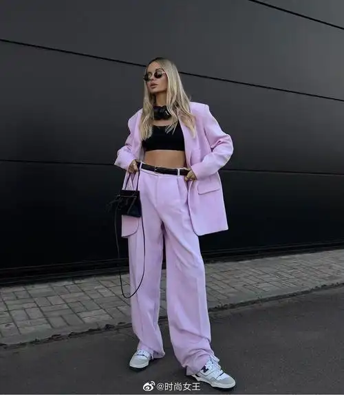ins时尚博主的日常穿搭look记录时髦性感的欧美风