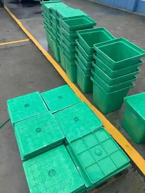 适用复合树脂一体式穿线井smc手孔井电力路灯电缆井方形成品井弱电井