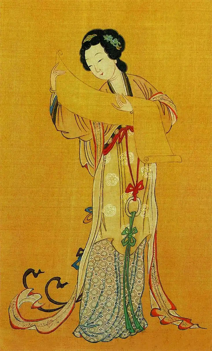 这些仕女图通常是指唐代和宋代的绘画作品,它们反映了古代仕女的生活