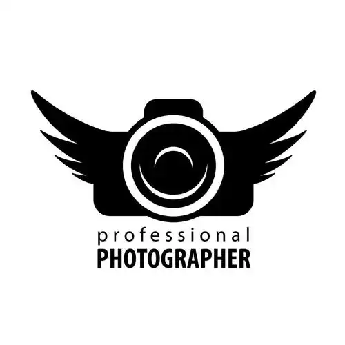 摄影工作室的矢量标志设计