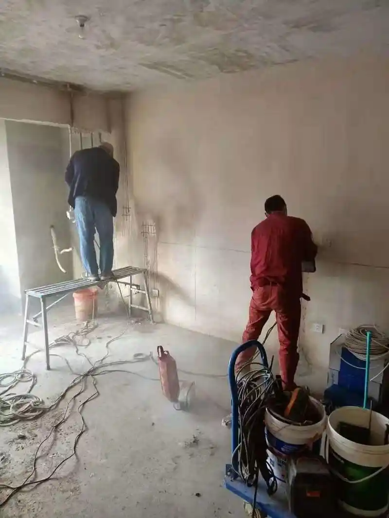 天津鹤立装修施工现场实拍78