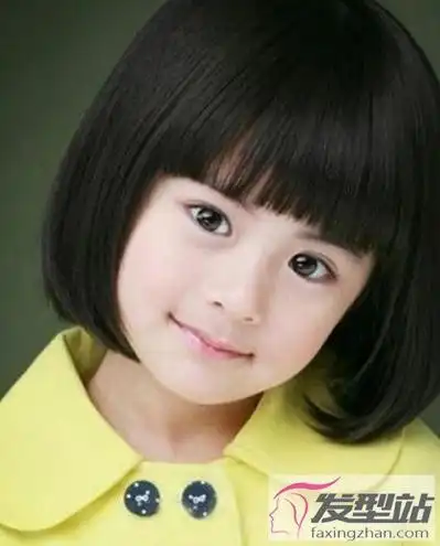 适合小女孩的短发发型 短直发更显乖巧可爱个性