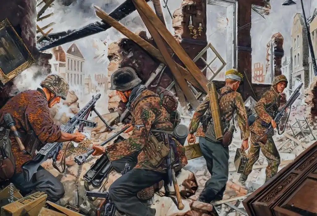 二战中的党卫军是什么角色?被国防军鄙视,被苏军恨之入骨