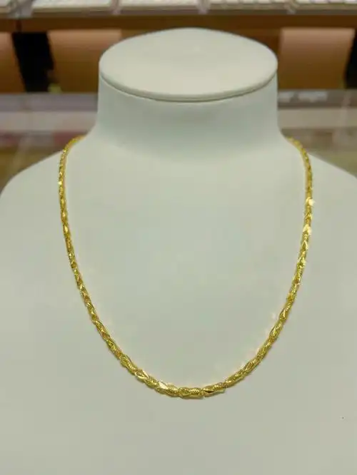 黄金项链单链六福珠宝